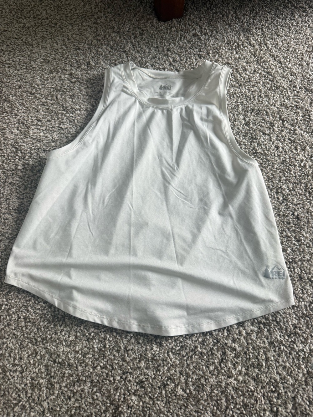 REI Women's White Athletic Tank Top
